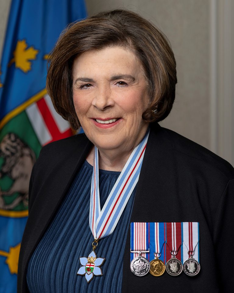 Her Honour the Honourable Anita R. Neville, P.C., O.M., Lieutenant Governor of Manitoba.